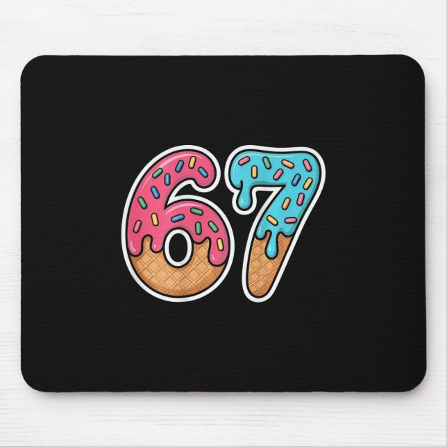 67 Eis Drip (auf Ck)  Mousepad (Vorne)