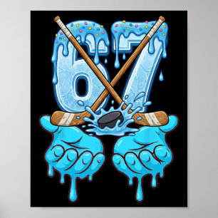 67 Eis Drip Hockey Gen Alpha Slang Six Seven Poster