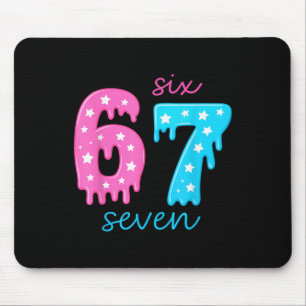 67 Eis-Drip-Meme 6 7 Halloween-Kostüm Paar Mousepad
