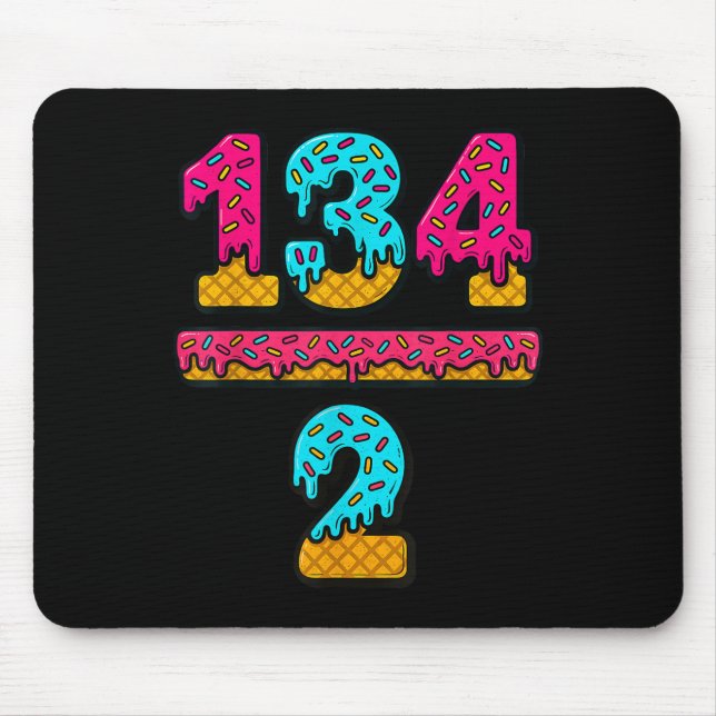 67 Eis-Drip-Meme-Division-Mathe-Lehrer Gen A Mousepad (Vorne)