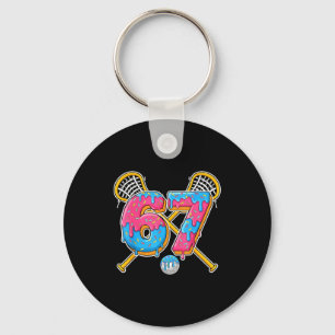 67 Eis-Drip-Meme Gen Alpha-Slang Lacrosse Sr Schlüsselanhänger