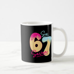 67 Eis-Drip-Meme Lustig Six Seven Gen Alpha S Kaffeetasse