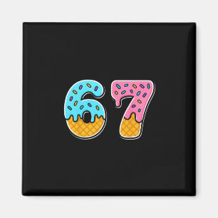 67 Eis-Drip-Meme Lustiges Trend-Meme für Männer W Magnet