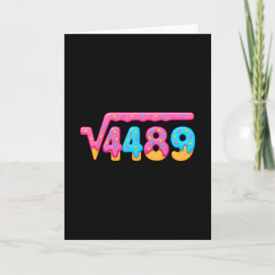67 Eis-Drip-Meme Quadratwurzel 4489 Gen Alpha Karte