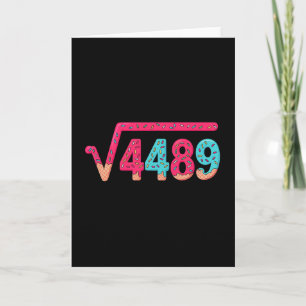 67 Eis-Drip-Meme Quadratwurzel 4489 Slang Math Karte