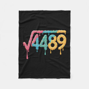 67 Eis-Drip-Meme Quadratwurzel 4489 Slang Mathe Fleecedecke