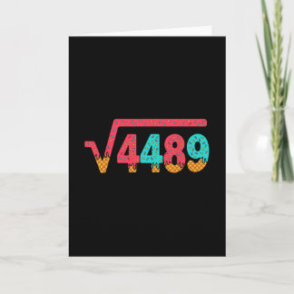 67 Eis-Drip-Meme Quadratwurzel 4489 Slang Mathe Karte