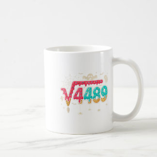 67 Eis-Drip-Meme Quadratwurzel 4489 Slang-Mathemat Kaffeetasse