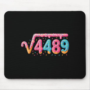 67 Eis-Drip-Meme Quadratwurzel 4489 Slang Mathemat Mousepad