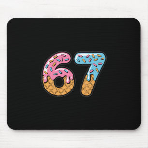 67 Eis-Drip-Meme Six Seven Gen Alpha Slang 2 Mousepad