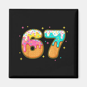 67 Eis-Drip-Meme Six Seven Gen-Alpha-Slang  Magnet