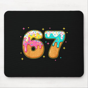 67 Eis-Drip-Meme Six Seven Gen Alpha-Slang Mousepad