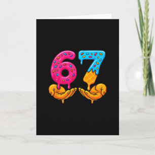 67 Eis-Tropf-Funny 6 7 Sechs Sieben Gen Alpha Ich Karte