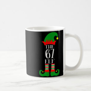 67 Elf Weihnachtskostüm Pyjama 67 Meme Gen Alpha Kaffeetasse