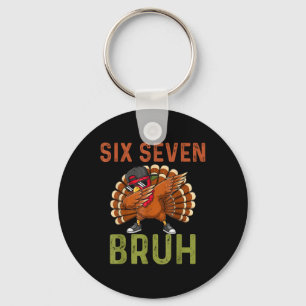67 Erntedankfest Lustig Six Seven Meme Truthahn Ki Schlüsselanhänger