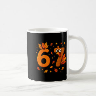 67 Erntedankfest Lustiger Truthahn Erntedankfest 6 Kaffeetasse