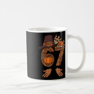 67 Erntedankfest Truthahn Lustig 6 7 Meme Jungen T Kaffeetasse