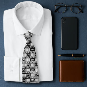 67 Funny Meme Aura Energy bei 67 Six Seven Meme Ge Krawatte