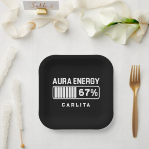 67 Funny Meme Aura Energy bei 67 Six Seven Meme Ge Pappteller