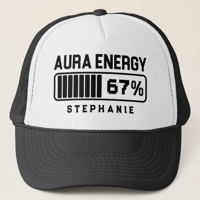 67 Funny Meme Aura Energy bei 67 Six Seven Meme Ge Truckerkappe (Vorderseite)