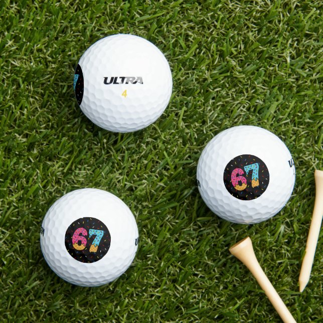 67 Funny Meme Ice Cream Six Seven Gen Alpha Golfball (Insitu Gras)