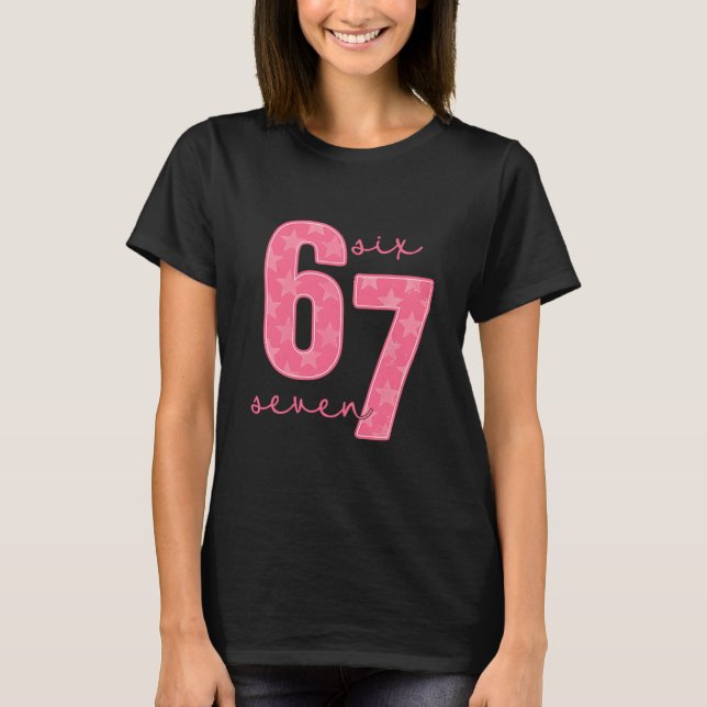 67 Funny Meme T-Shirt (Vorderseite)
