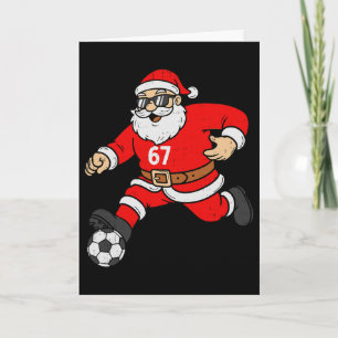 67 Fußball Santa Six Seven Meme Weihnachten Sport  Karte