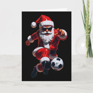 67 Fußball Santa Six Seven Meme Weihnachten Sport Karte