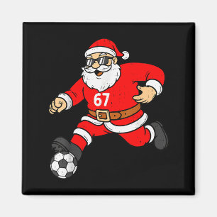 67 Fußball Santa Six Seven Meme Weihnachten Srt Mä Magnet