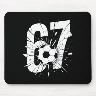 67 Fußball Sechs Sieben 6 7 Meme 67 _2 Mousepad