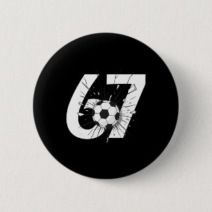 67 Fußball Sechs Sieben 6 7 Meme 67 _3  Button