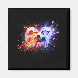 67 Fußball Sechs Sieben 6 7 Meme 67  Magnet
