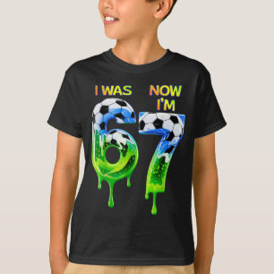 67 Fußballhemd für Jungen Geburtstag 67 , Fußball T-Shirt