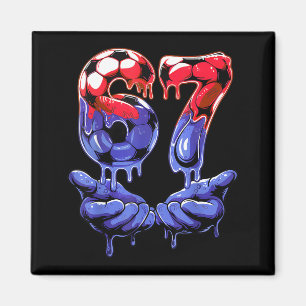67 Fußballhemd für Jungen — Kinder 67 T-Shirt, Fuß Magnet