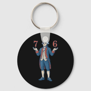 67 George Washington 7 6 Meme Sechs Sieben 6-7 4. Schlüsselanhänger