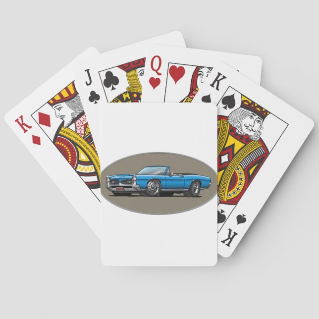 67 GTO_Blue_Konvt Spielkarten (Rückseite)