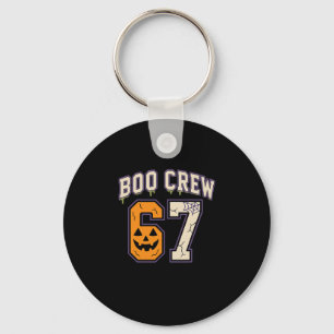 67 Halloween Boo Crew Sport Jersey Brainrot Meme Schlüsselanhänger