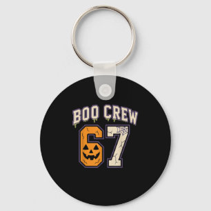 67 Halloween Boo Crew Sports Jersey Brainrot Meme Schlüsselanhänger