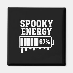 67 Halloween Gruselige Energie Brainrot Meme Sechs Magnet