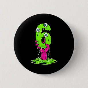67 Halloween-Kostüm Lustige Zahl 6 Sechs Meme Für  Button