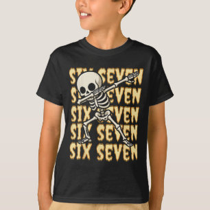 67 Halloween Lustig Sechs Sieben Meme Gehirnverrot T-Shirt