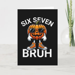 67 Halloween Lustiger Sechs Sieben Meme Brainrot K Karte