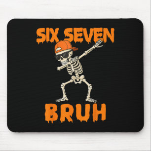 67 Halloween Lustiger Sechs Sieben Meme Brainrot K Mousepad