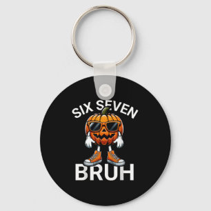 67 Halloween Lustiger Sechs Sieben Meme Brainrot K Schlüsselanhänger