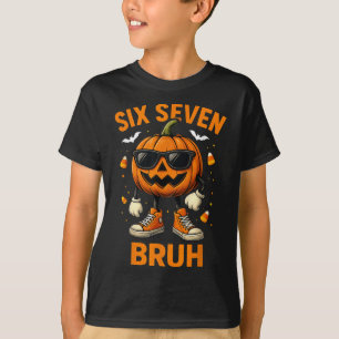 67 Halloween Lustiger Sechs Sieben Meme Brainrot K T-Shirt