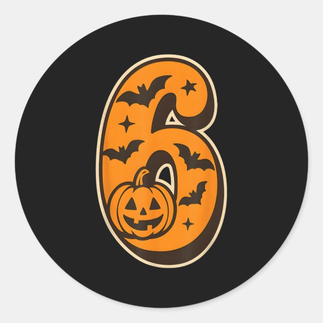 67 Halloween Matching Twin Boys Girls Brothers Sis Runder Aufkleber (Vorderseite)