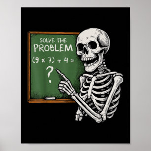 67 Halloween Mathe Lustig Six Seven Meme Brainrot Poster