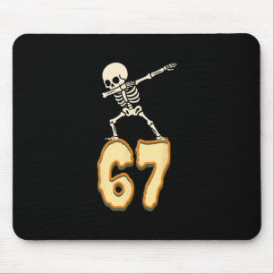 67 Halloween-Meme 6 7 Zahlen Sechs Sieben Lustige  Mousepad