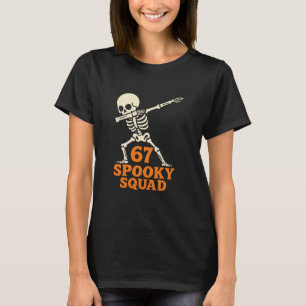 67 Halloween Meme 6 7 Zahlen Sechs Sieben Lustige T-Shirt