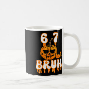 67 Halloween-Meme-Brainrot-Kostüm Kinder 6-7 Sechs Kaffeetasse